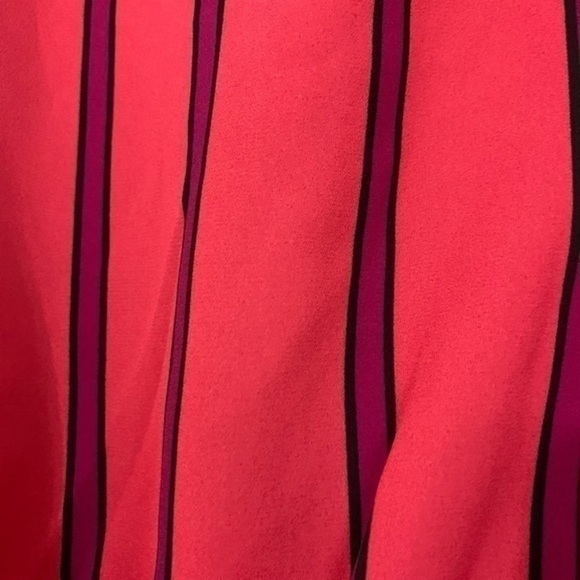 Express Red Striped‎ Kimono Bodysuit Small - Picture 4 of 8